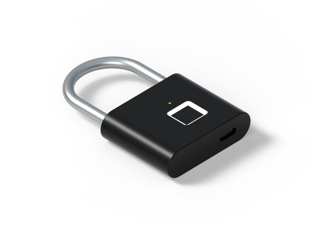 قفل ذكي مع بصمة
 
 Smart Fingerprint Lock_(BK)Black