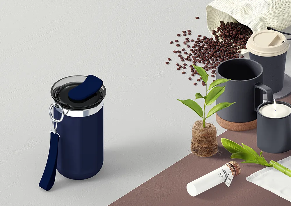 [GDW-107-BL] GEO Mug BL Blue