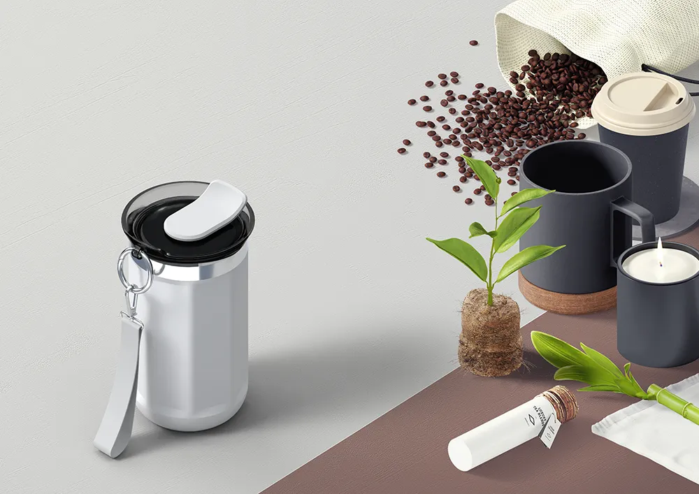 [GDW-107-WT] GEO Mug WT White