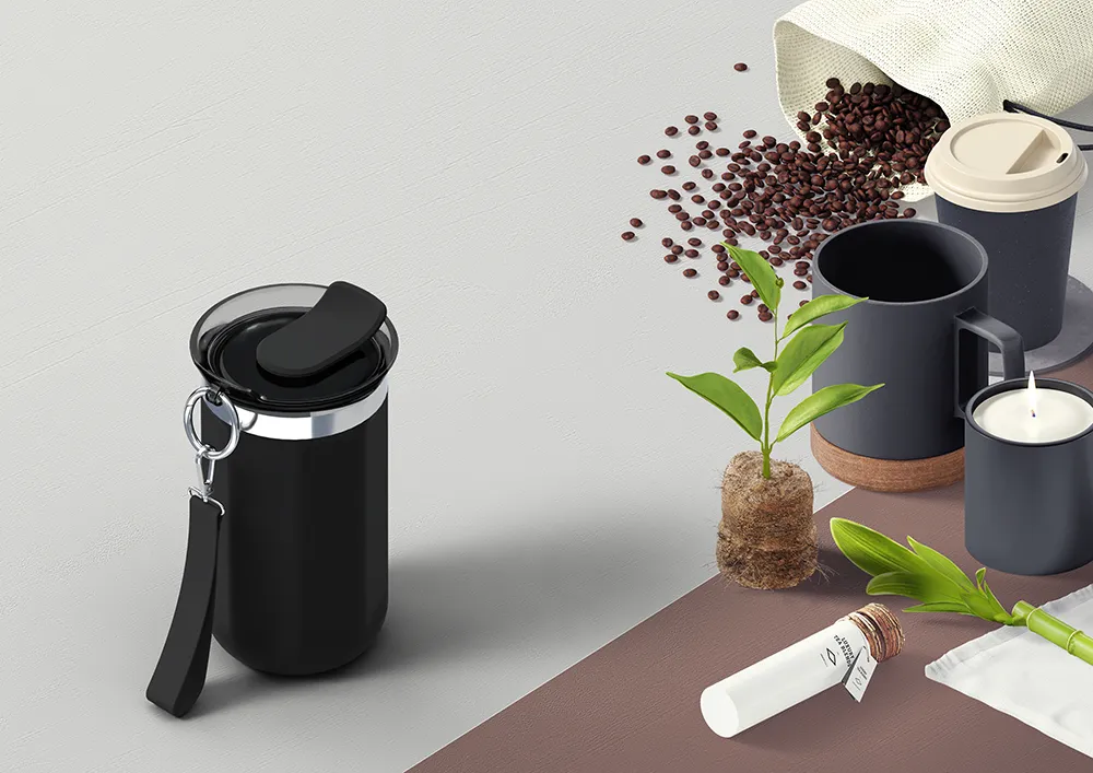 [GDW-107-BK] GEO Mug BK Black