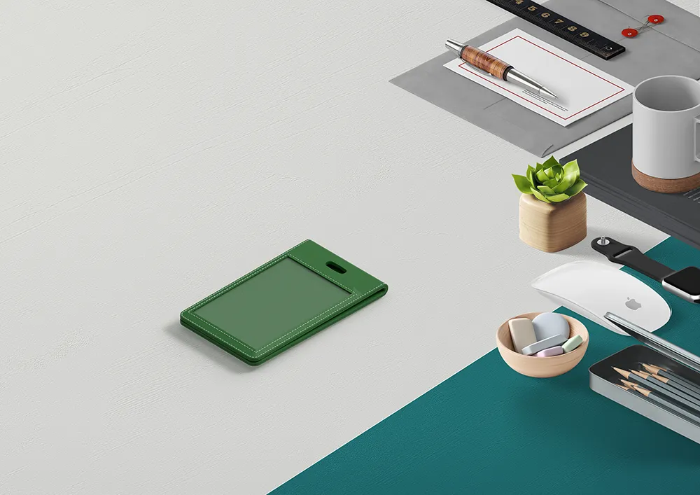 [GEI-K103-GN] NFC Badge Holder GN Green