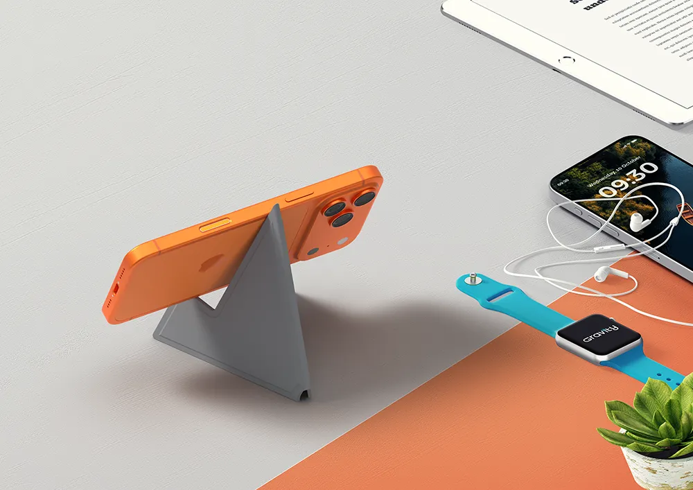 ستاند جلد قابل للطي
 
 PU Foldable Stand_(GY)Gray